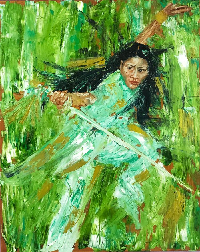 Maiden of the Southern Forest Oil Painting -for sale- Rudolph-Kasper Artist