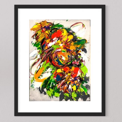 Abstract Flower Painting