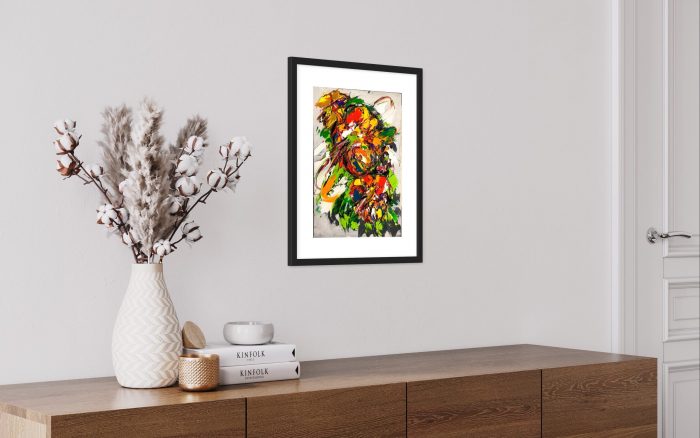 Abstract Flower Painting