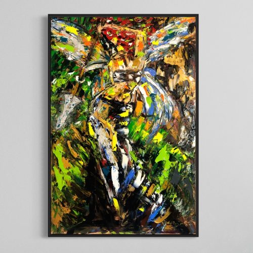 Justice Fairy Oil Painting