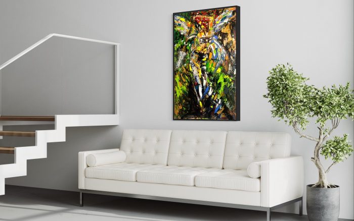 Justice Fairy Oil Painting