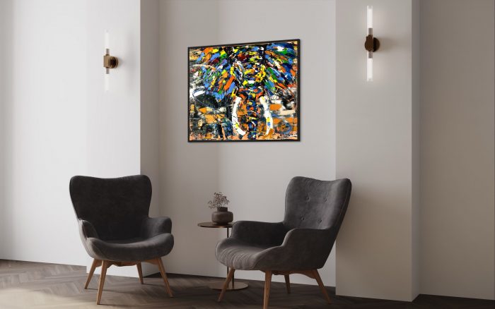 Elephant Oil Painting