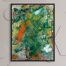 Golden Emerald Abstract Art