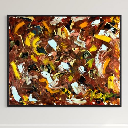 Velvet Storm Abstract Artwork