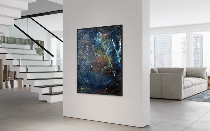 Skyward Hope abstract oil painting