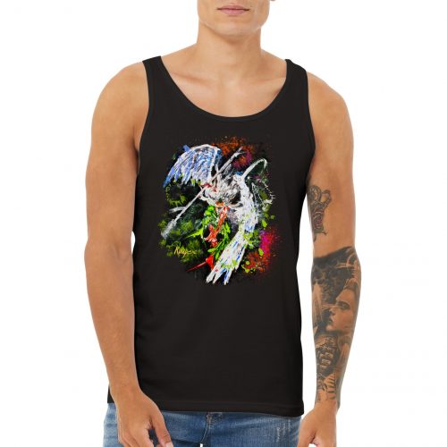 Quest For Rebirth Unisex Tank Top | Winged Wiseman Oil Painting T-Shirt | Unisex Jersey Tank Top T-Shirt | Unisex Tank Top T Shirt