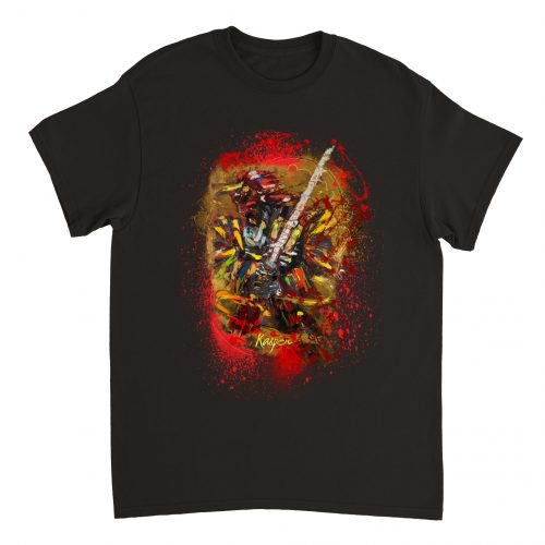448bc897-47f6-4102-b439-99b766b426e0 | Samurai Painting | Samurai T Shirt | Men's Heavyweight T Shirt | Women's Heavyweight T Shirt