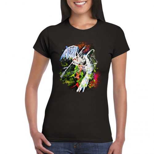 Quest of Rebirth T-Shirt | Classic Women's Crewneck T-shirt | Women's Crewneck T-Shirt | Black Crew Neck T-Shirt Women's | Women's Fitted Crew Neck T-Shirt