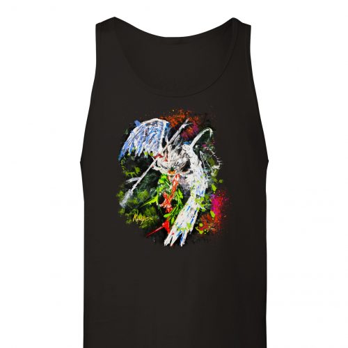 Quest For Rebirth Unisex Tank Top | Winged Wiseman Oil Painting T-Shirt | Unisex Jersey Tank Top T-Shirt | Unisex Tank Top T Shirt
