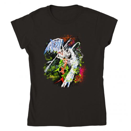 bef6ba1b-c66c-4a91-be4d-1e286918dc88 | Quest for Rebirth T-Shirt | Classic Women's Crewneck T-shirt | Women's Crewneck T-Shirt | Black Crew Neck T-Shirt Women's | Women's Fitted Crew Neck T-Shirt
